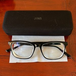 Jins Unisex Clear Airframe Eyeglasses Frame. Japan edition